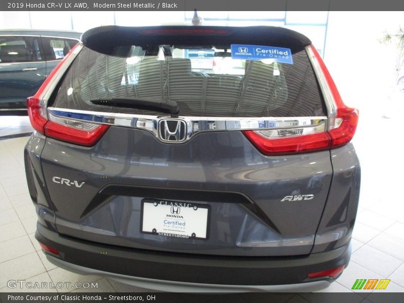 Modern Steel Metallic / Black 2019 Honda CR-V LX AWD