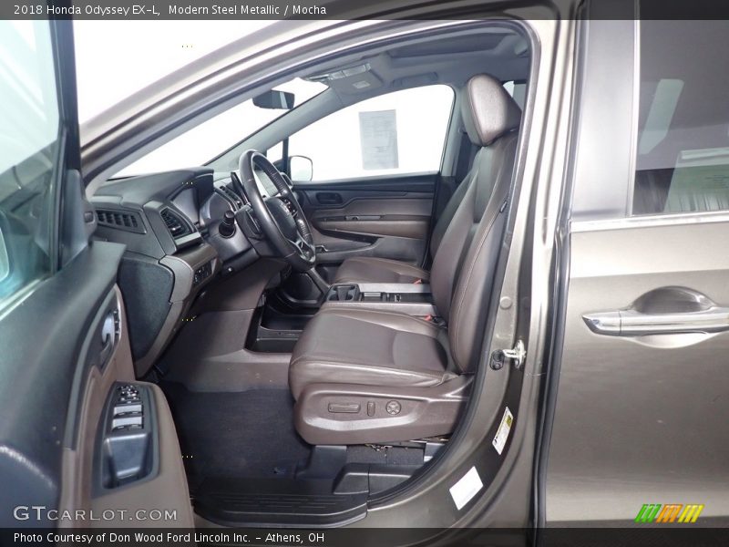 Modern Steel Metallic / Mocha 2018 Honda Odyssey EX-L