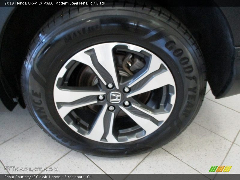 Modern Steel Metallic / Black 2019 Honda CR-V LX AWD