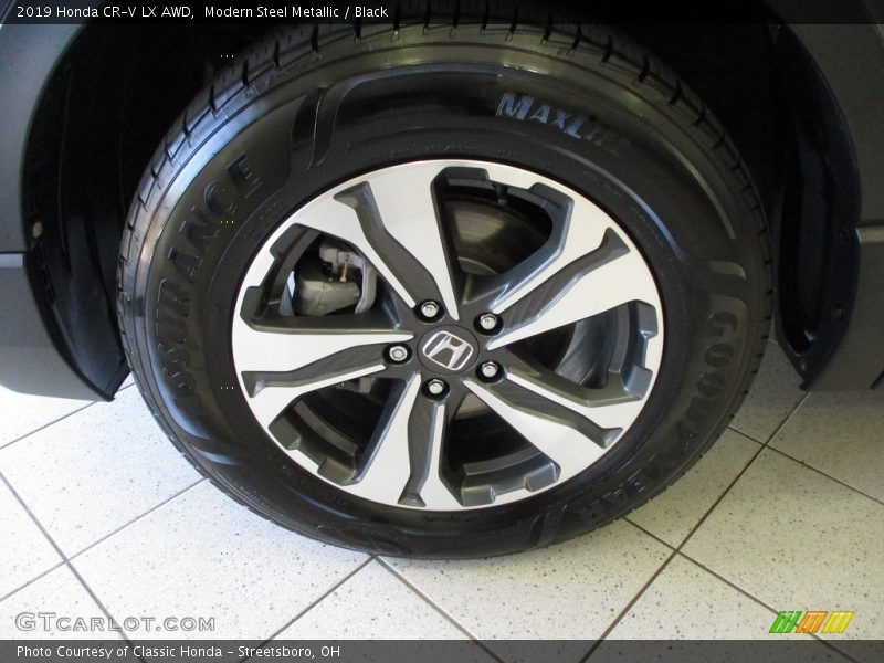 Modern Steel Metallic / Black 2019 Honda CR-V LX AWD