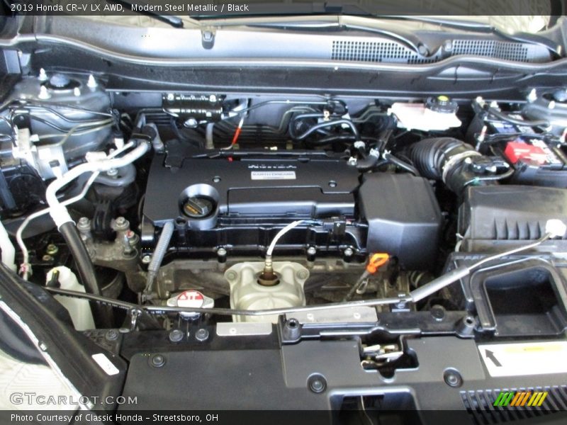 Modern Steel Metallic / Black 2019 Honda CR-V LX AWD
