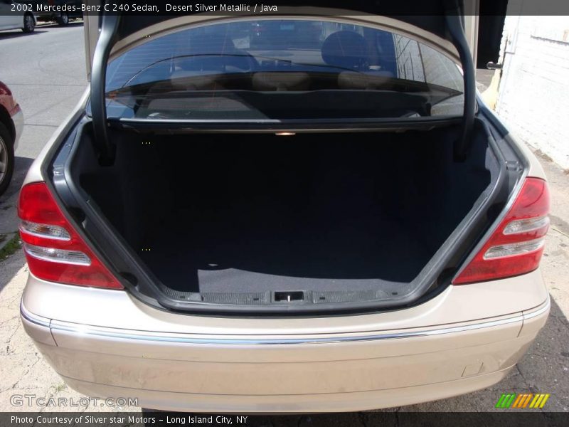 Desert Silver Metallic / Java 2002 Mercedes-Benz C 240 Sedan