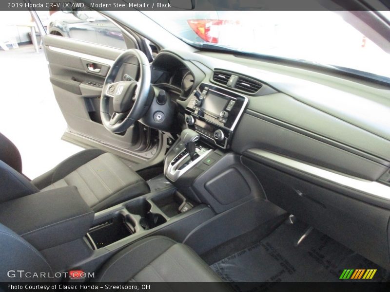 Modern Steel Metallic / Black 2019 Honda CR-V LX AWD