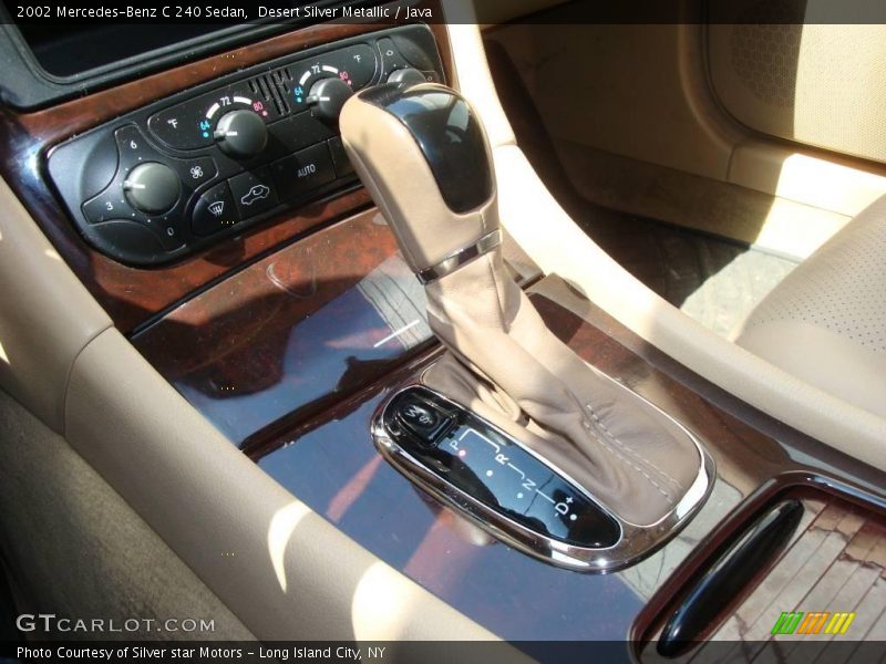 Desert Silver Metallic / Java 2002 Mercedes-Benz C 240 Sedan