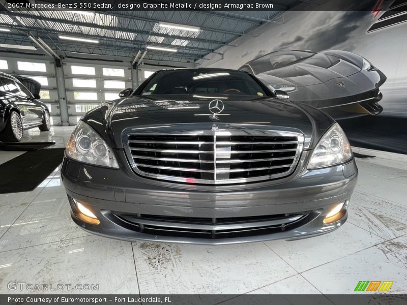 designo Graphite Metallic / designo Armagnac Brown 2007 Mercedes-Benz S 550 Sedan