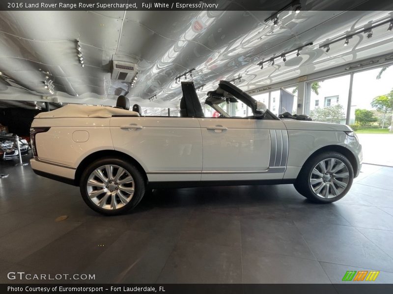 Fuji White / Espresso/Ivory 2016 Land Rover Range Rover Supercharged