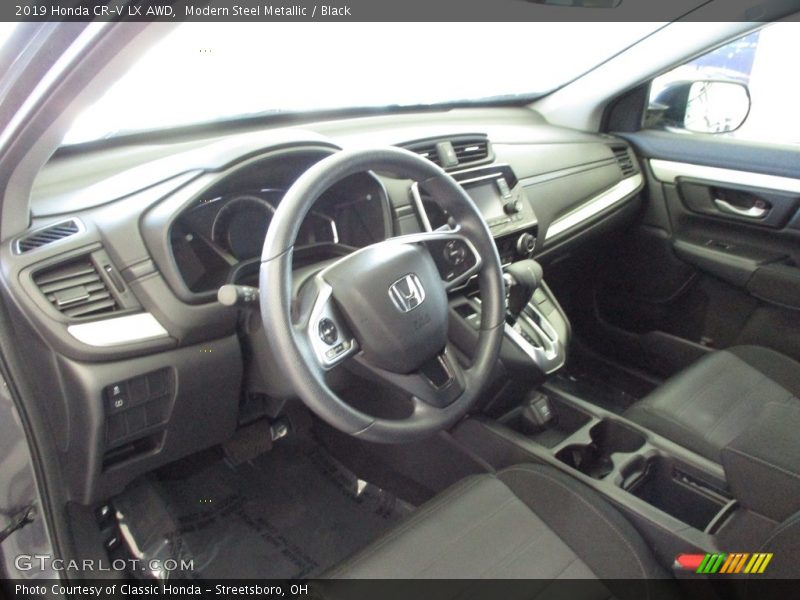 Modern Steel Metallic / Black 2019 Honda CR-V LX AWD