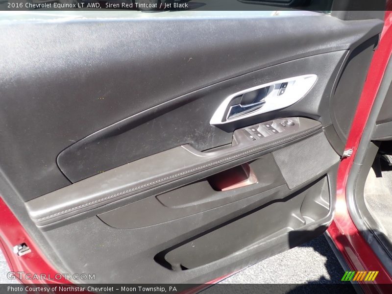 Siren Red Tintcoat / Jet Black 2016 Chevrolet Equinox LT AWD