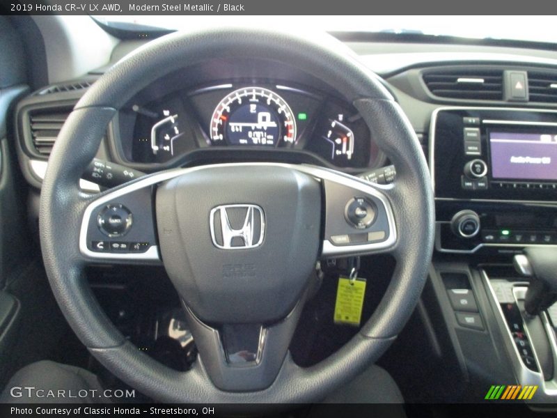 Modern Steel Metallic / Black 2019 Honda CR-V LX AWD