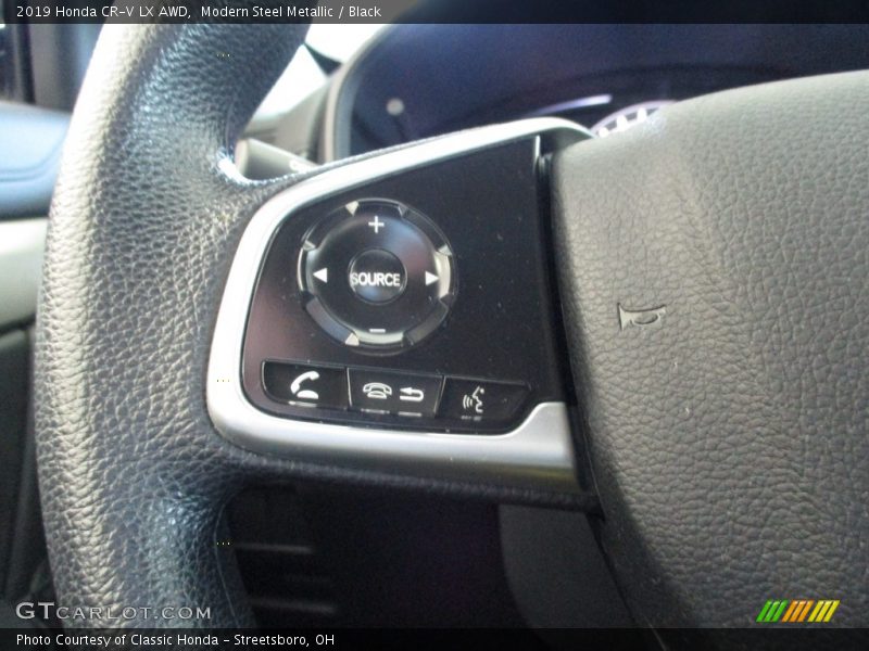 Modern Steel Metallic / Black 2019 Honda CR-V LX AWD