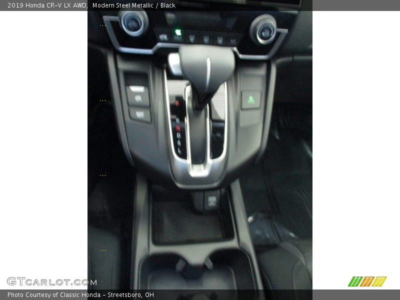 Modern Steel Metallic / Black 2019 Honda CR-V LX AWD