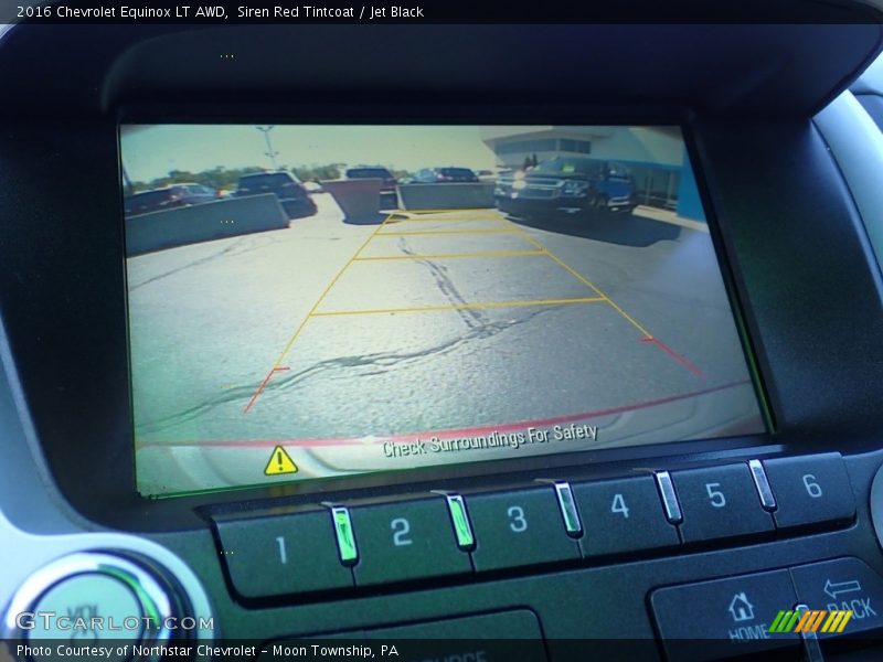 Siren Red Tintcoat / Jet Black 2016 Chevrolet Equinox LT AWD