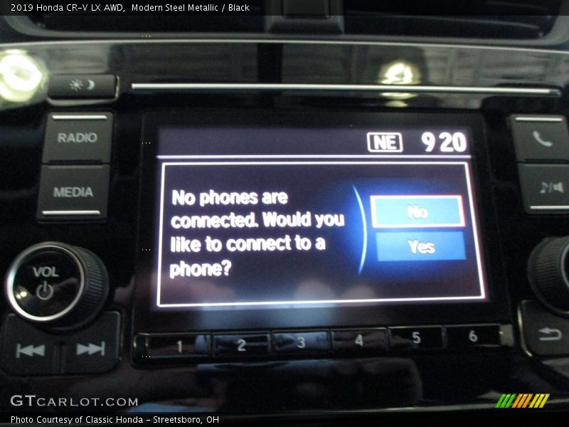 Modern Steel Metallic / Black 2019 Honda CR-V LX AWD