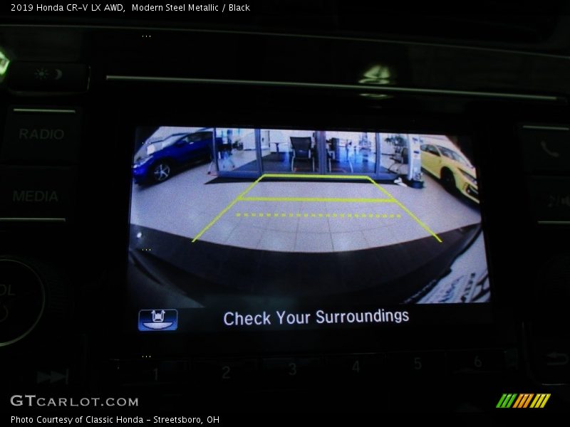 Modern Steel Metallic / Black 2019 Honda CR-V LX AWD