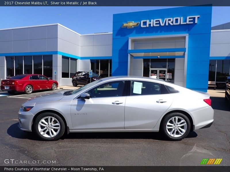 Silver Ice Metallic / Jet Black 2017 Chevrolet Malibu LT