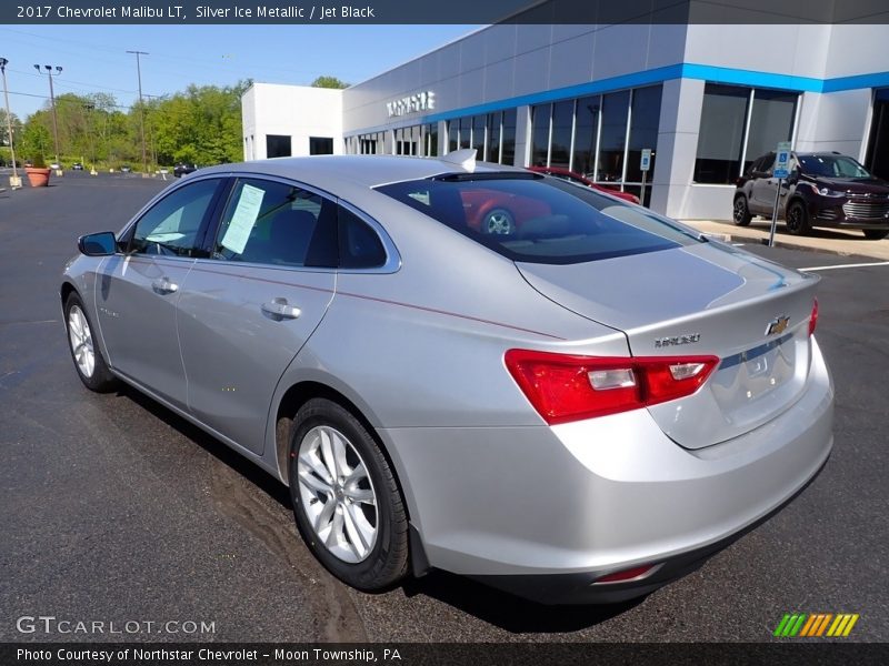 Silver Ice Metallic / Jet Black 2017 Chevrolet Malibu LT