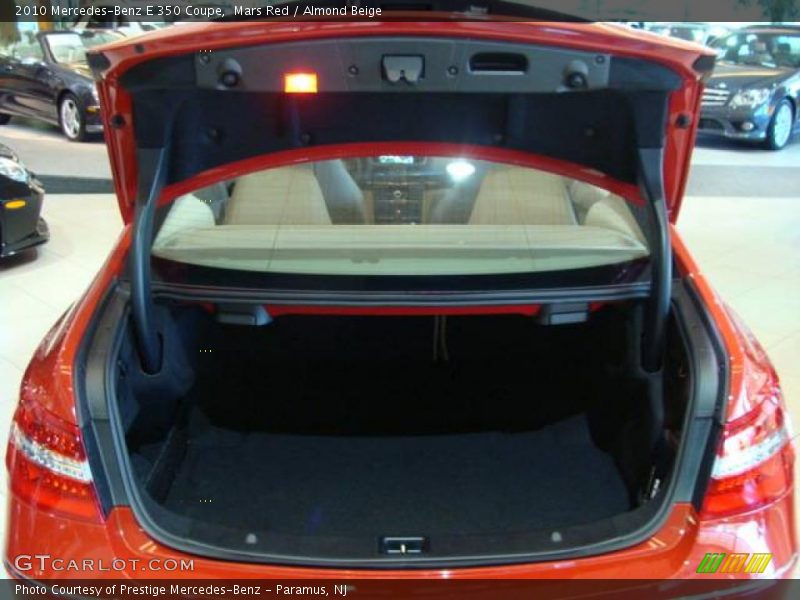 Mars Red / Almond Beige 2010 Mercedes-Benz E 350 Coupe