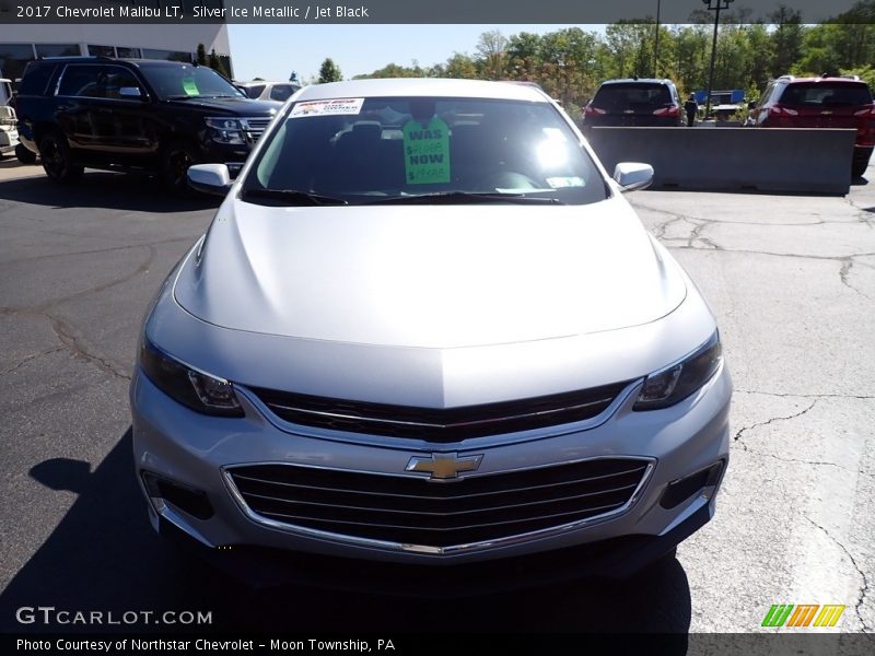Silver Ice Metallic / Jet Black 2017 Chevrolet Malibu LT