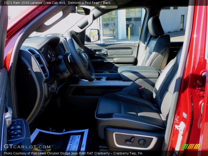 Delmonico Red Pearl / Black 2021 Ram 1500 Laramie Crew Cab 4x4