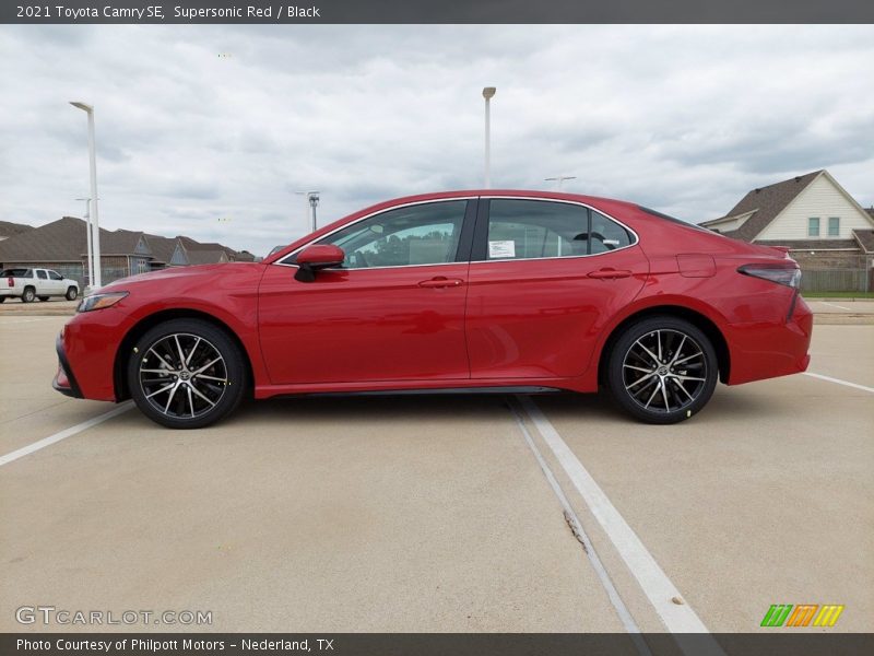  2021 Camry SE Supersonic Red