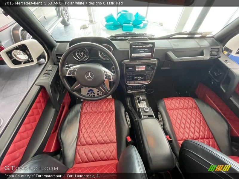  2015 G 63 AMG designo Classic Red Interior