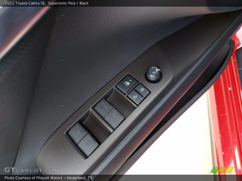 Supersonic Red / Black 2021 Toyota Camry SE