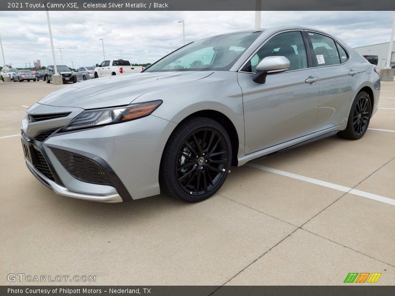 Celestial Silver Metallic / Black 2021 Toyota Camry XSE