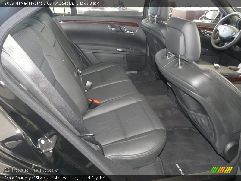 Black / Black 2009 Mercedes-Benz S 63 AMG Sedan