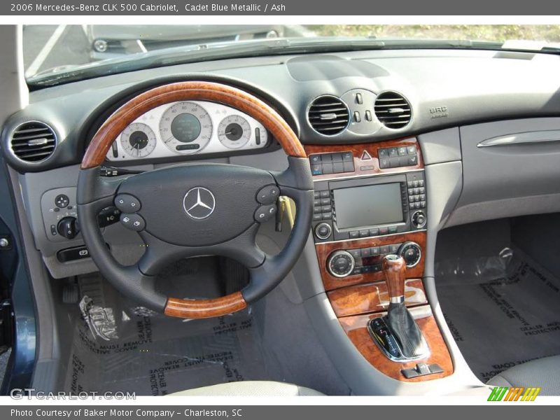 Cadet Blue Metallic / Ash 2006 Mercedes-Benz CLK 500 Cabriolet