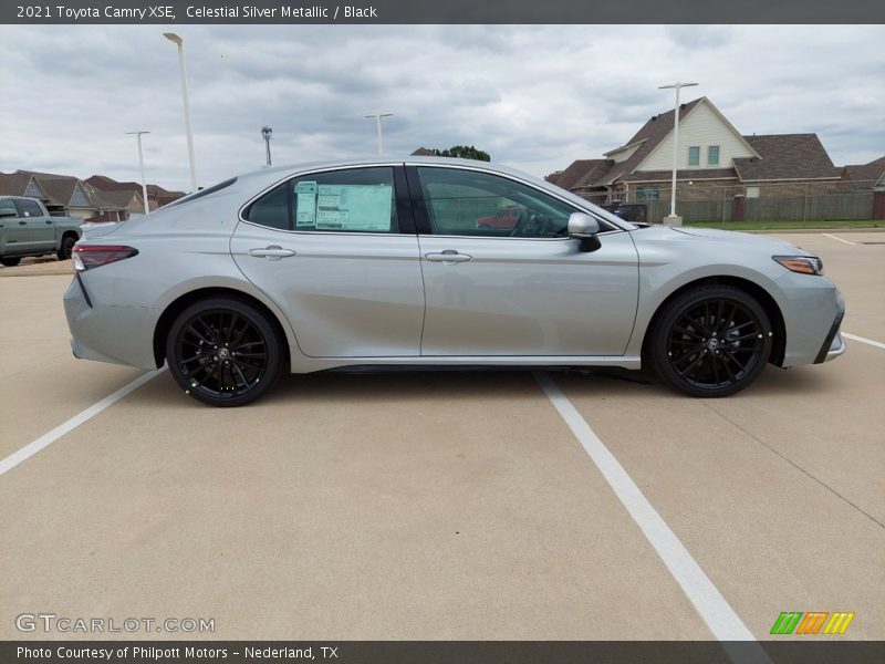 Celestial Silver Metallic / Black 2021 Toyota Camry XSE