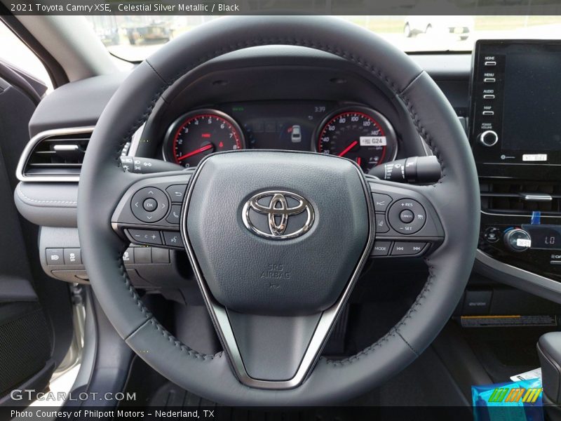 Celestial Silver Metallic / Black 2021 Toyota Camry XSE