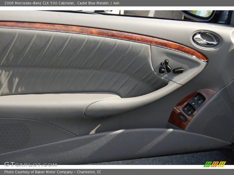 Cadet Blue Metallic / Ash 2006 Mercedes-Benz CLK 500 Cabriolet
