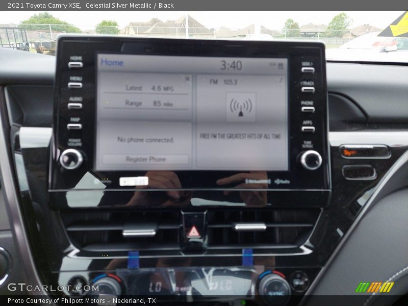 Celestial Silver Metallic / Black 2021 Toyota Camry XSE
