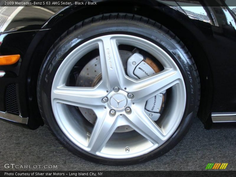 Black / Black 2009 Mercedes-Benz S 63 AMG Sedan
