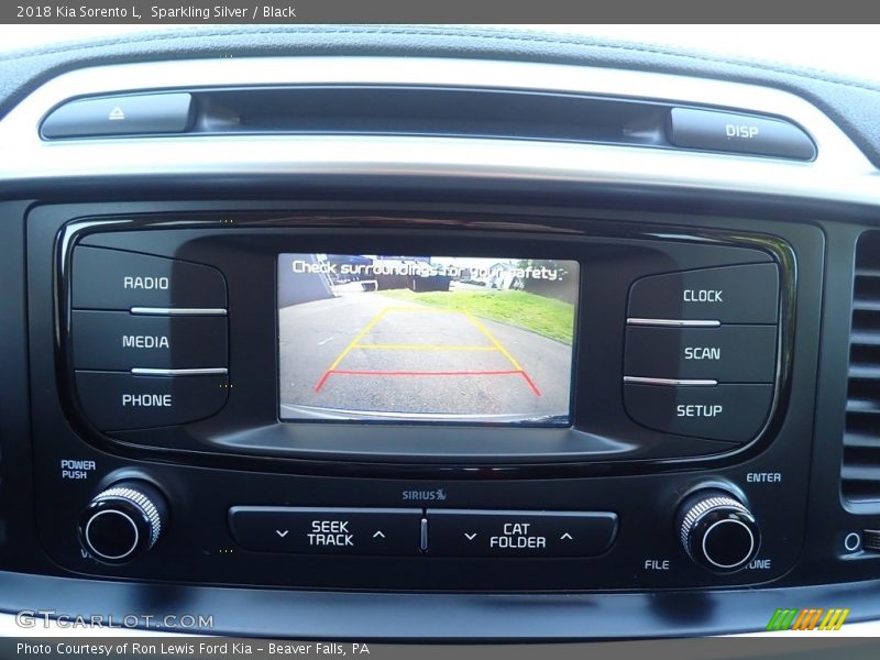 Sparkling Silver / Black 2018 Kia Sorento L