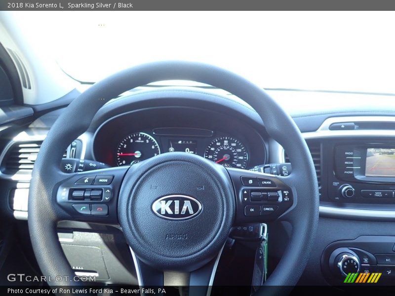 Sparkling Silver / Black 2018 Kia Sorento L