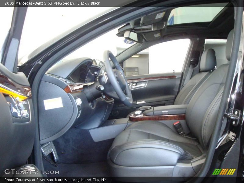 Black / Black 2009 Mercedes-Benz S 63 AMG Sedan
