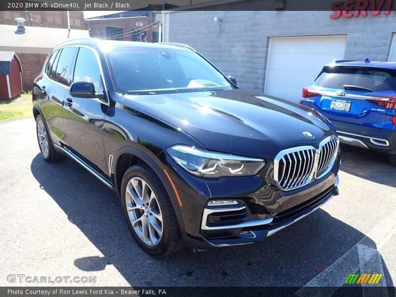 Jet Black / Black 2020 BMW X5 xDrive40i
