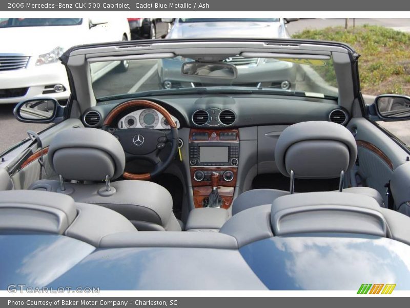 Cadet Blue Metallic / Ash 2006 Mercedes-Benz CLK 500 Cabriolet