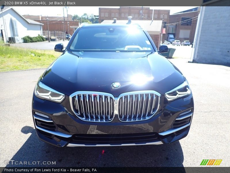 Jet Black / Black 2020 BMW X5 xDrive40i