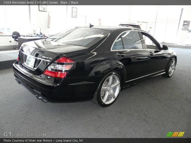 Black / Black 2009 Mercedes-Benz S 63 AMG Sedan