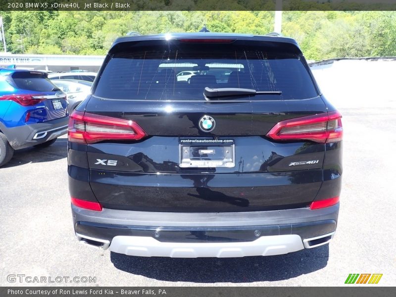 Jet Black / Black 2020 BMW X5 xDrive40i