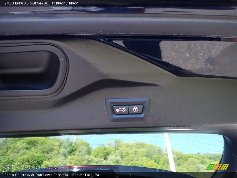 Jet Black / Black 2020 BMW X5 xDrive40i