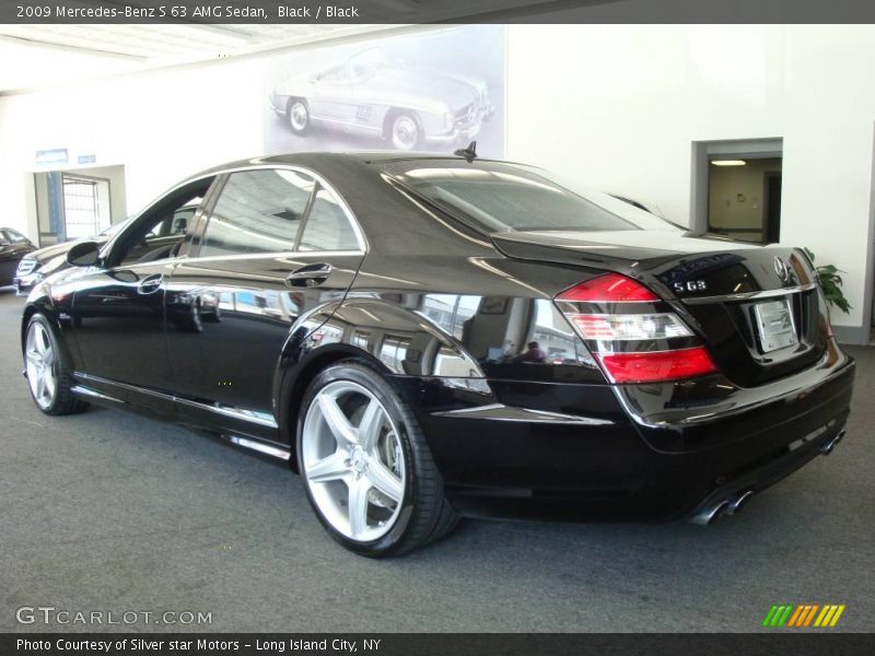 Black / Black 2009 Mercedes-Benz S 63 AMG Sedan