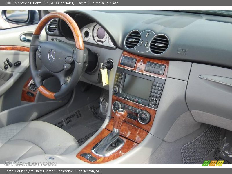 Cadet Blue Metallic / Ash 2006 Mercedes-Benz CLK 500 Cabriolet