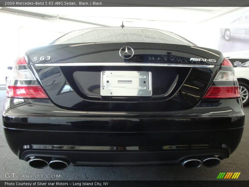 Black / Black 2009 Mercedes-Benz S 63 AMG Sedan