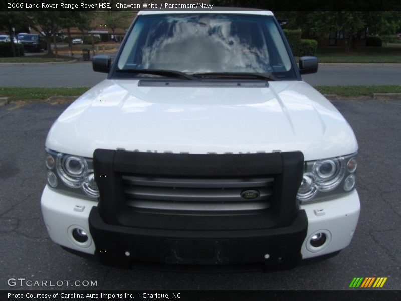 Chawton White / Parchment/Navy 2006 Land Rover Range Rover HSE