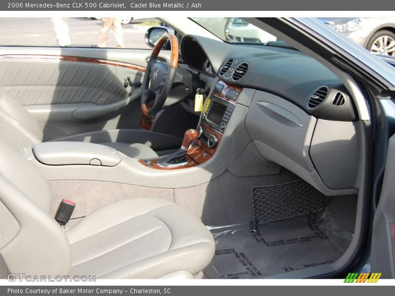 Cadet Blue Metallic / Ash 2006 Mercedes-Benz CLK 500 Cabriolet
