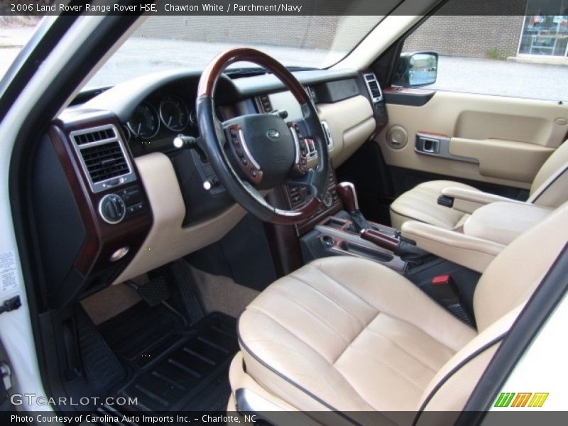 Chawton White / Parchment/Navy 2006 Land Rover Range Rover HSE