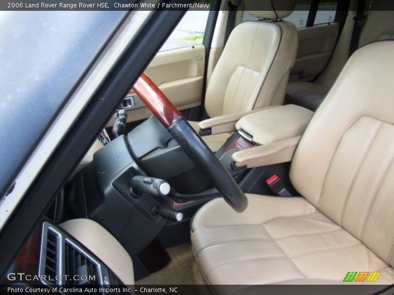 Chawton White / Parchment/Navy 2006 Land Rover Range Rover HSE
